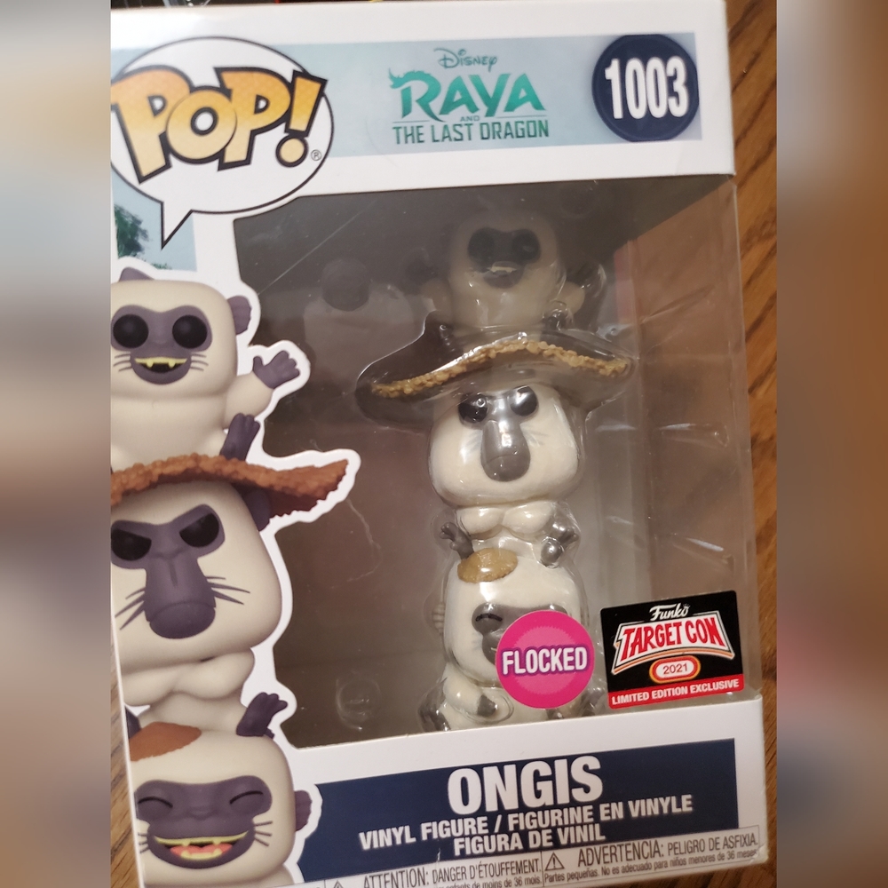 Funko Pop! Flocked Ongies, Raya and the Last Dragon